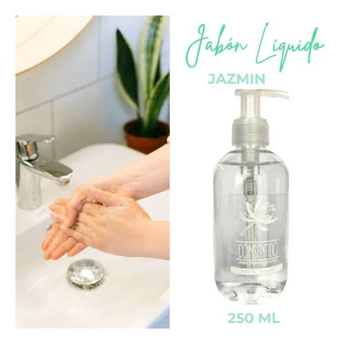 Kit Baño Cepillo Esponja Jabones Perfumina Aroma Jazmín R34