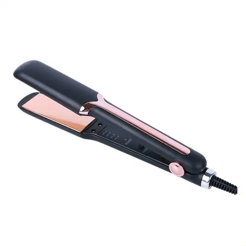 Ceramic Hair Straightener And Curler Dual Use Salon Quality  Negro