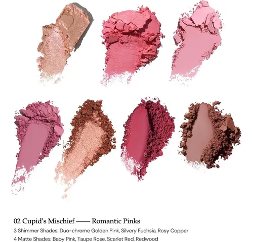 Paleta Flower Knows Strawberry Cupid – 7 Tonos Mate/brillo