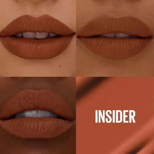 Lápiz labial Maybelline Super Stay Matte Ink Long Lasting Color 500 Insider