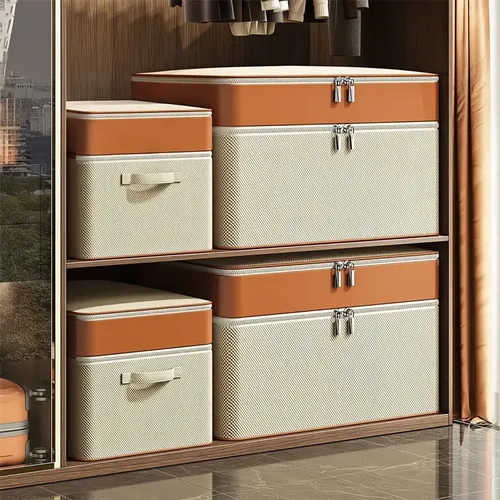 Gran Caja De Almacenamiento Apilable Multifuncional Con .