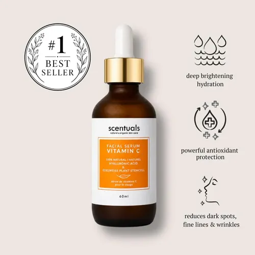 Sérum De Vitamina C Para Iluminar El Rostro De Scentuals, 60 Todo Tipo De Piel Día/noche