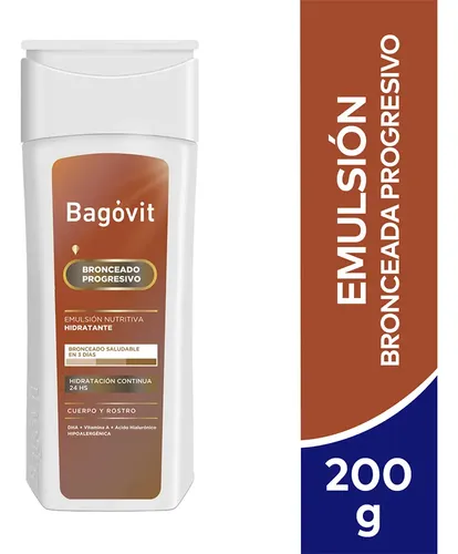 Bagovit A Emulsión Hidratante Autobronceante 2 Unid X 200g