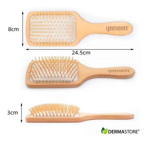 Cepillo De Pelo Madera Natural Ecológico Antifrizz Cabello