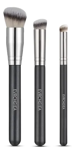 Set De Brochas, Evrchgiea, Para Corrector Y Contorno 3 Pcs