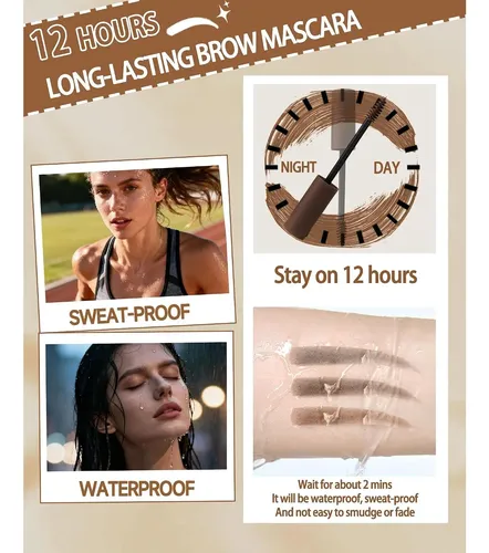 Gel Tintado Para Cejas Impermeable Marrón Oscuro