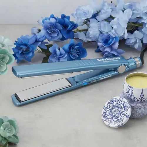 Plancha Babyliss Dual Ionic 9125 Super Fast Color Celeste