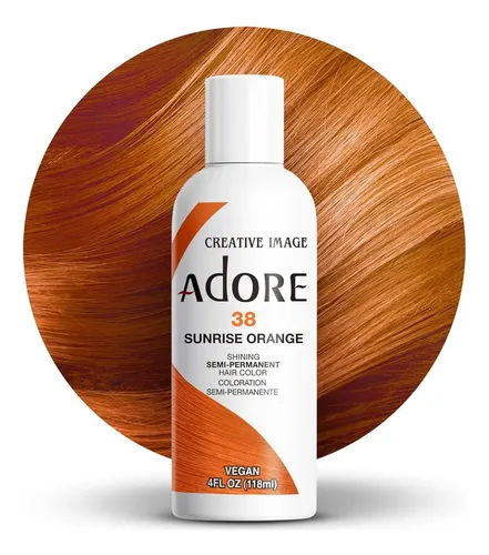 Coloración Semi Permanente Adore 038 Sunrise Orange 120 Ml
