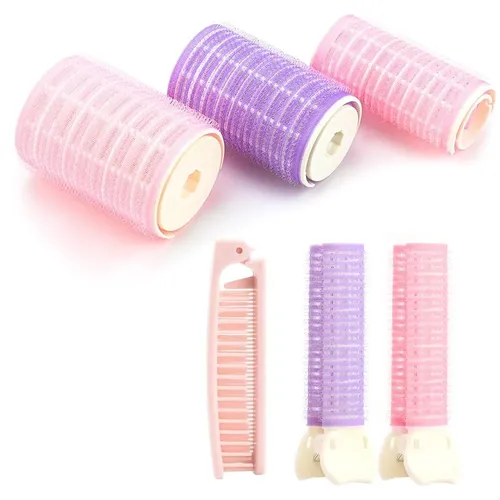 Juego De Rulos De Pelo De 6 Piezas Para Cabello Medio Largo