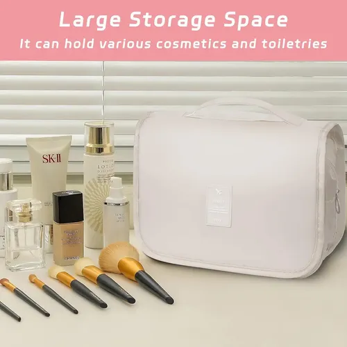 Neceser Bolso De Mano Organizador Maquillaje Grande Gancho