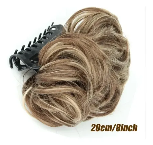 Extensión De Cabello Esponjosa Y Desordenada Con Forma De Mo