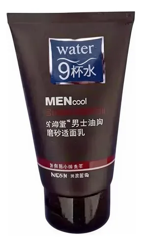 Crema Limpiadora Facial Exfoliante Para Hombre Water 9 Cool