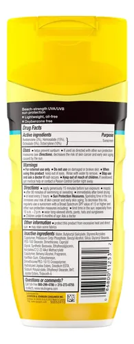 Neutrogena Beach Defense Protector Solar SPF50 198ml Locion Corporal Amplio Espectro Helioplex Resistente Al Agua Para Playa Alberca Deporte Sol Cuerpo Piel Hidratada Uso Diario UVA UVB Proteccion UVA
