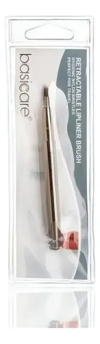 Pincel Retractable Lipliner Brush 11cm Basicare X1 Color Plateado