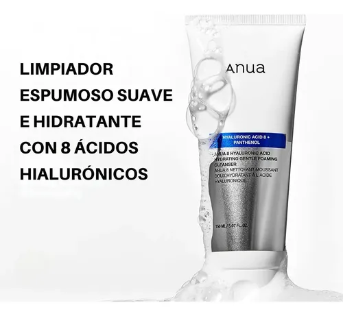 Anua Limpiador Espumoso Ácido Hialurónico X150ml