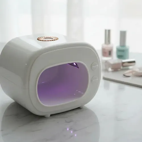 Mini Cabina Uña Uv Led Dedos 16w Esculpidas Gelificadas Semi