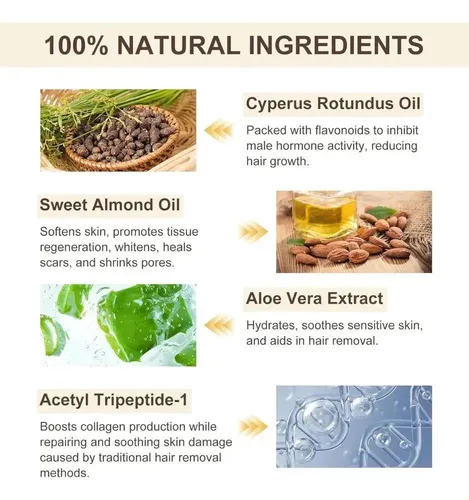 – Aceite Cyperus Rotundus Para Depilación Y Reducción