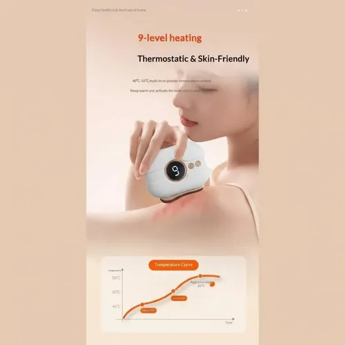 Prensador Eléctrico Warm Gua Sha, Temperatura Constante De 9