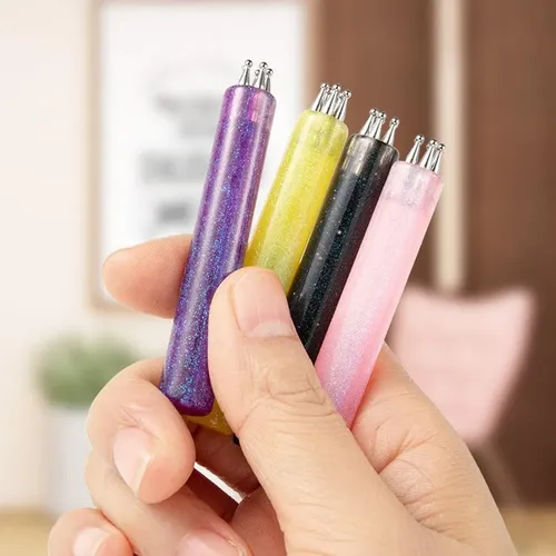 5 Petal Flower Nail Dotting Pen, Dotting Tool For Nail Art,