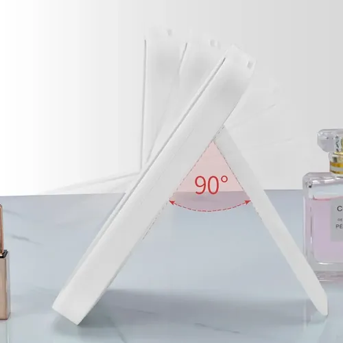 Espejo De Maquillaje Led Recargable Con Luz Táctil T2