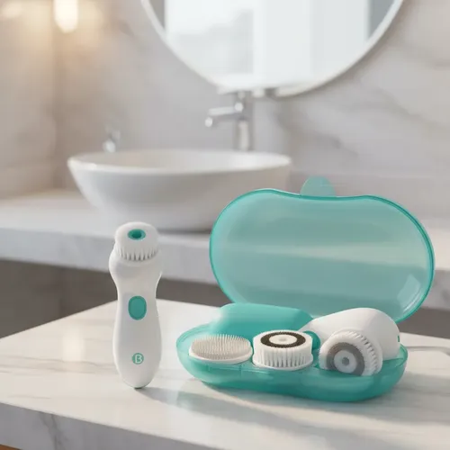 Cepillo Eléctrico Masajeador Facial 3 En 1 A Pilas