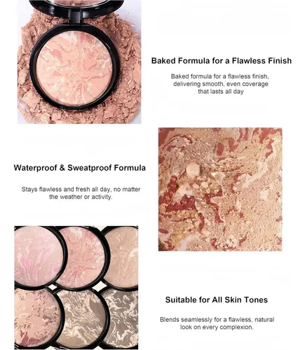 Polvo Fijador Horneado Maepeor 64.8g Beige Medio