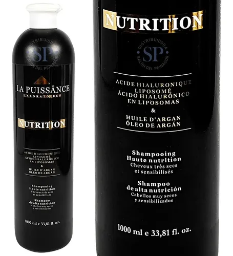 La Puissance Nutrition Shampoo Argán Cabello Seco X1000ml