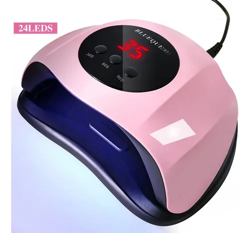Lámpara De Manicura Con Secador De Uñas Uv De 24 Led Para Us