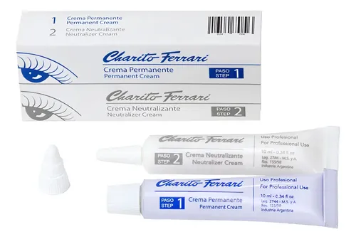 1 Permanente 10ml + 1 Neutralizante 10ml – Charito Ferrari Crema
