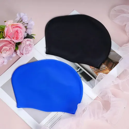 Gorro De Baño Grande Para Cabello Largo, Paquete De 2