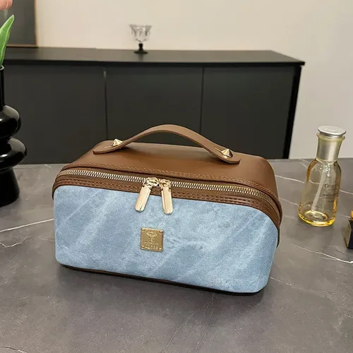 Bolsa Almohada China Gran Cap Maquillaje Aseo 2en1 Portátil