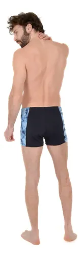 Kit Natacion Zunga Malla Hombre Folau Playa Uv50 Gorro Lycra
