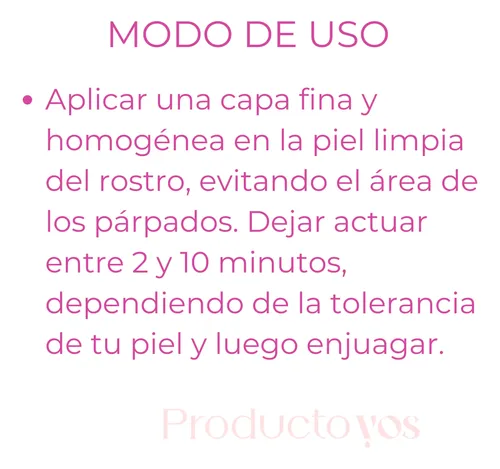 Mascara Peeling Acid Blend Glicolico Lactico 150g Idraet