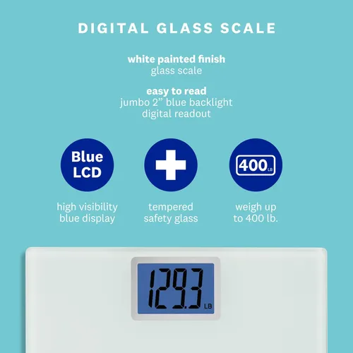 Báscula De Baño Conair Weight Watchers Digital Glass, 400 Li