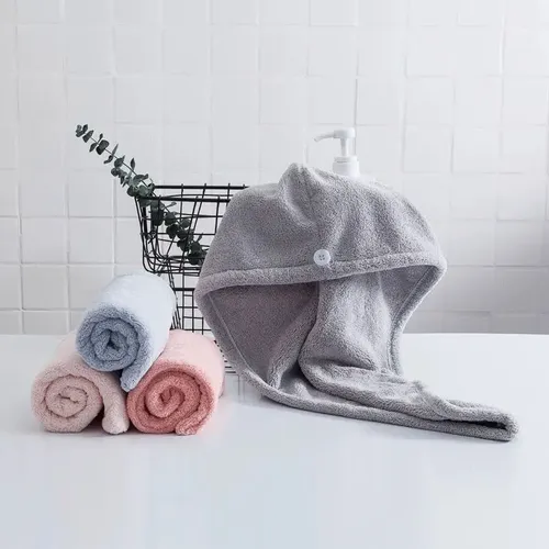 Yu. Gorro Turbante Microfibra Ducha Toalla For El Cabello J
