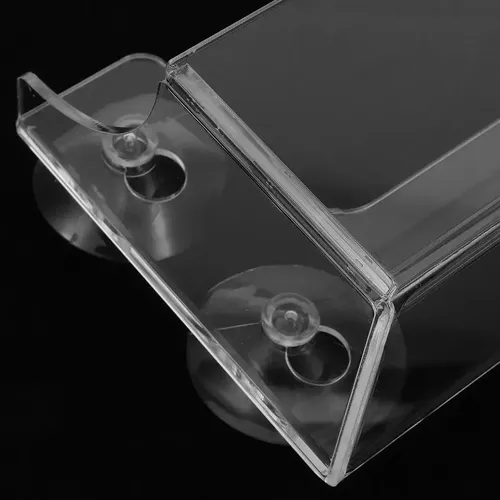 Organizador De Acrílico Transparente Con Ventosas, 22x8x12cm