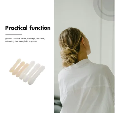 6pcs Bandas Para Hacer Moños Y Rulos Para Cabello