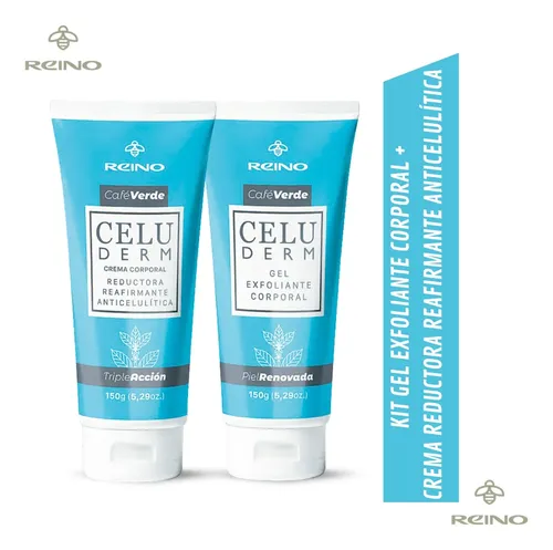 Reino Celuderm Gel Exfoliante Y Crema Anticelulítica