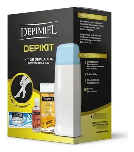 Kit De Depilación Sistema Descartable Roll On Depimiel
