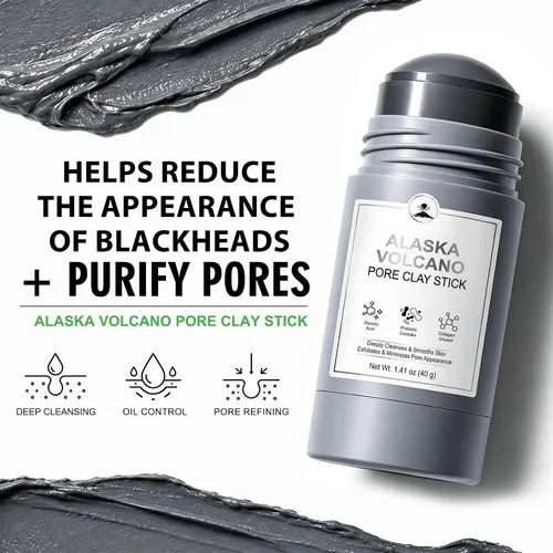 Mascarilla De Arcilla Volcánica En Barra Para Poros |