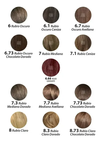 Tintura Coloración Biferdil Tono Sobre Tono Kit Sin Amoniaco Tono Nº8.73 Rubio Claro Chocolate Dorado