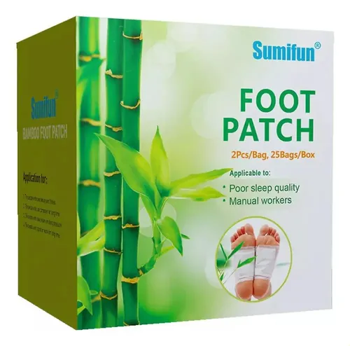 ~gdalmohadas Detox Foot Patch Patch, 50 Unidades,