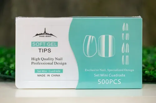 Tips Para Soft Gel Y Press On Mini Paris Night X500 Original