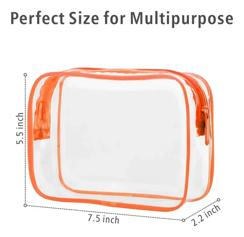 Bolsa De Maquillaje Transparente Packism Tsa, Bolsa De Aseo