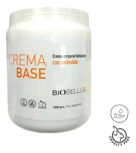 Crema base para Masajes Biobellus Neutra de 1 kg