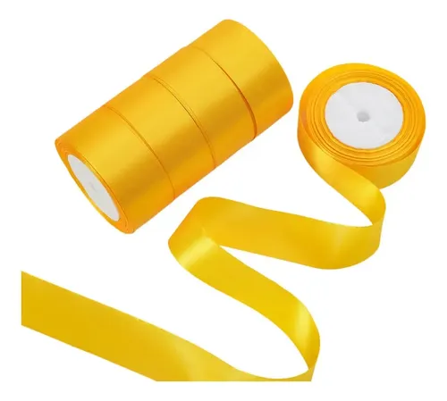 O.o 5 Rollos De Listón De Regalo De 4 Cm, Decoración De 1 M²