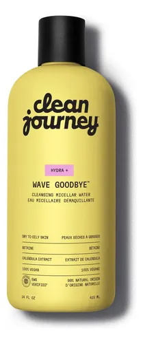 Desmaquillante En Agua Micelar Cleanjourney, 14 Onzas Líquid