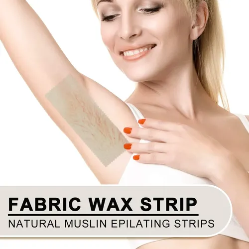 Tiras De Cera Whaline De Muselina Natural Para Depilación 20
