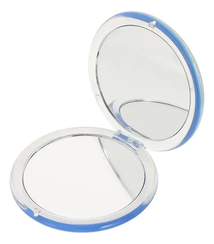 Espejo De Maquillaje Portátil Con Aumento Plegable
