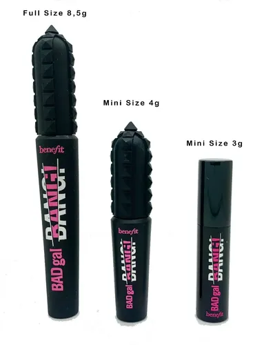 Máscara de pestañas Benefit BADgal Bang! 4g color black 1 unidad